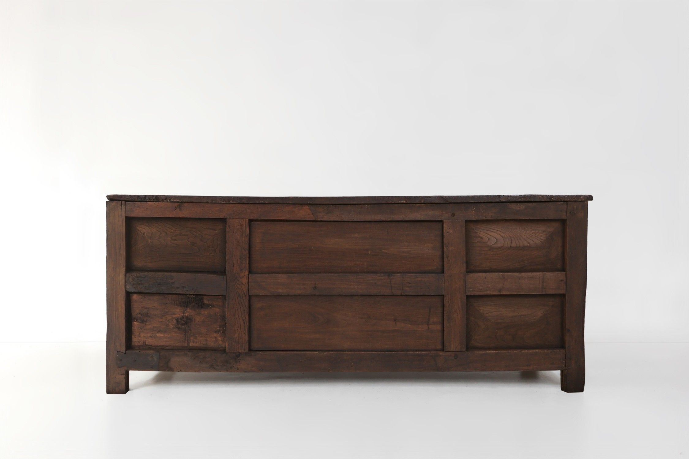 Unique 16th century French geometric sideboard in oakthumbnail